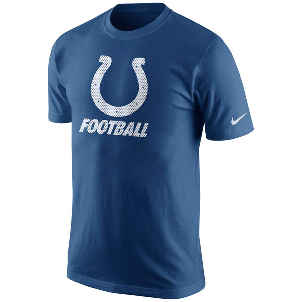 Men NFL Indianapolis Colts Nike Facility TShirt Royal Blue